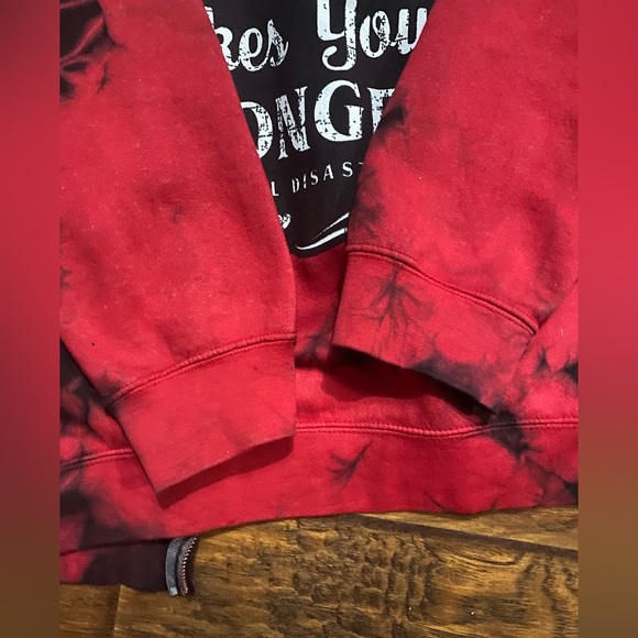 Beautiful Disaster Zip up Hoodie 1X - Picture 3 of 7